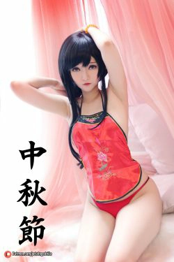[COS福利] Coser小姐姐Potato Godzilla - Happy Mid Autumn 2019(22P)-肚兜