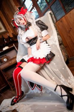 [COS福利] 高颜值coser念念_D - 碧蓝航线欧根亲王(24P)-COS