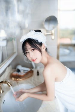 [COS福利] 阳光美少女萌芽儿o0 - 浴巾(27P)-浴室,湿身