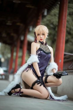 [COS福利] 清纯少女五更百鬼 - OTS-14旗袍(38P)-COS