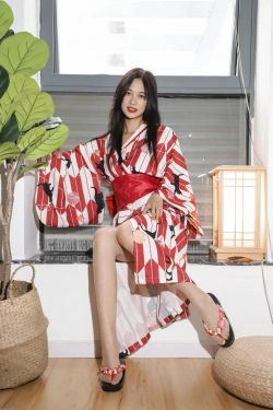 [思话SiHua] SJ034 橙子 一丝倾城(50P)-和服,肉丝