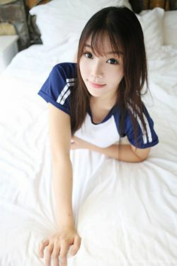 芝芝Booty《校服泳装诱惑》 [美媛馆MyGirl] Vol.221(15P)-福利,大胆,床上