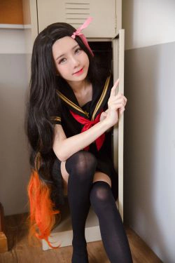 [网红COSER写真] Sally Dorasnow - Nezuko School(19P)-COS