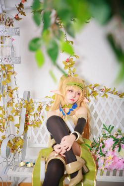 [网红COSER写真] 动漫博主G44不会受伤 - 精灵村(20P)-COS
