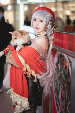 [网红COSER写真] 可爱人气Coser面饼仙儿 - 圣诞贝法(17P)-圣诞
