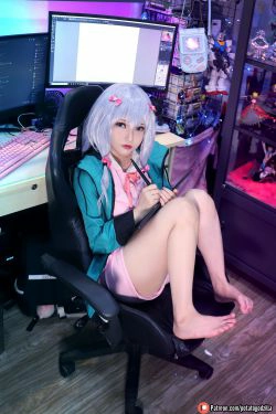 [网红COSER写真] Coser小姐姐Potato Godzilla - Sagiri(39P)-COS