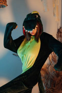 [网红COSER写真] 萌妹奈汐酱nice - 哥斯拉(53P)-巨乳,COS