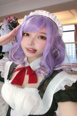 [网红COSER写真] 动漫博主阿包也是兔娘 - 女仆(10P)-女仆