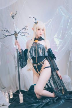 [网红COSER写真] 微博妹纸霜月shimo - 明日方舟 闪灵(17P)-COS