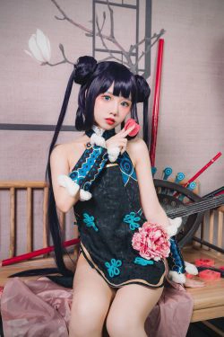 [网红COSER写真] 动漫博主果咩酱w - 杨贵妃(30P)-COS