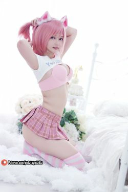 [网红COSER写真] Coser小姐姐Potato Godzilla - Pink Casual(36P)-COS