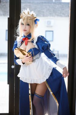 [网红COSER写真] Cosplay汪知子 - 白枪呆(17P)-COS