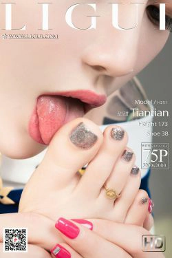 [丽柜Ligui] Model 甜甜 《醉酒香莲》(76P)-纹身,丝袜,丝足