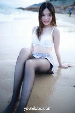 [尤蜜YouMi]  抖娘利世 - 黑丝海域(20P)-丝袜,海边,人体