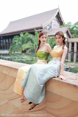 [秀人XIUREN] No.3462 夏西CiCi & 尹甜甜(51P)-女神,姐妹花,极品