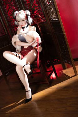 [网红COSER写真] Coser小姐姐星之迟迟 - W-同人旗袍(33P)-COS