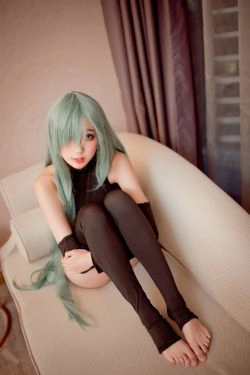 [网红COSER写真] 周叽是可爱兔兔 - 伊丽莎白连体衣(15P)-COS