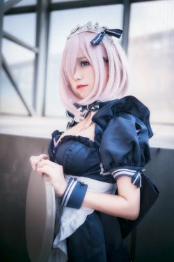 [网红COSER写真] 芋圆侑子SJ_ - 黑枪呆女仆自拍(23P)-女仆