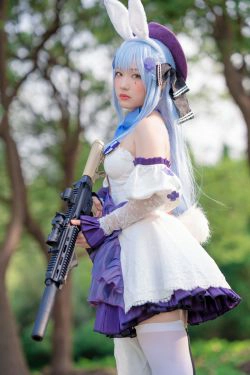 [网红COSER写真] 动漫博主Mime弥美 - 少女前线 HK416(20P)-COS