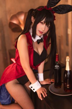 [网红COSER写真] 动漫博主Mime弥美 - 時崎狂三(29P)-兔女郎