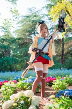 [网红COSER写真] 动漫博主Mime弥美 - 莱莎的錬金工房(34P)-COS