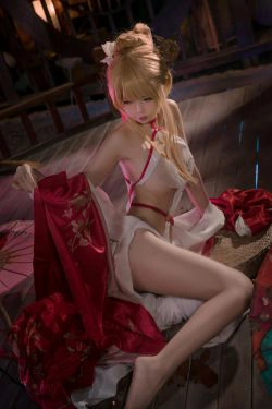 [网红COSER写真] 可可老师 - 碧蓝航线 光荣凉夜春雪(50P)-COS
