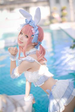 [网红COSER写真] 花柒Hana - 夏日甜芯 泳装(37P)-兔女郎
