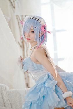 [网红COSER写真] 花柒Hana - 蕾姆天使(19P)-COS