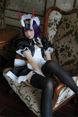 [网红COSER写真] 萌妹子Nyako喵子 - 酒吞童子女仆(42P)-女仆