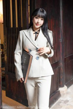 [秀人XiuRen] No.3721 朱可儿Flower(50P)-西装,紧身裤
