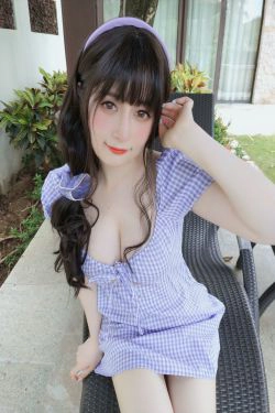 [网红COSER写真] Coser小姐姐白银 - 夏日的格子连衣裙(85P)-
