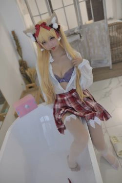 [网红COSER写真] Cos小姐姐雪琪 - 千岛酱猫耳(35P)-福利,猫女