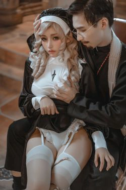 [网红COSER写真] 一笑芳香沁写真 - 神父修女(42P)-剧情,COS
