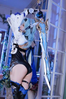 [网红COSER写真] 动漫博主水淼aqua - 原神优菈 原造(30P)-COS
