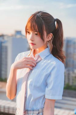 [网红COSER写真] 桜桃喵 - 橘子汽水(15P)-清纯,少女