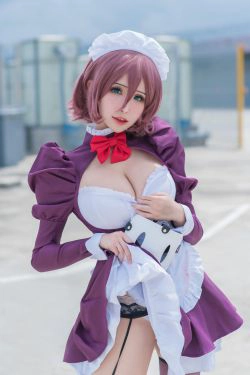 [网红COSER写真] 花リリ(Plant Lily) - Maid Mask(12P)-COS