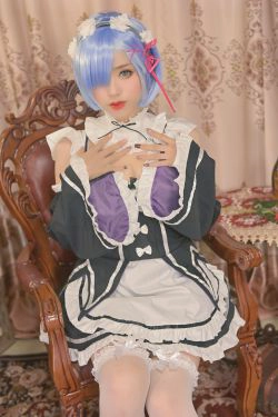 [网红COSER写真] 钛合金大粑粑 - 蕾姆(27P)-COS