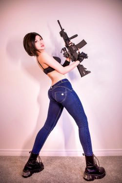 [福利COS] MisswarmJ - 战利品(20P)-美臀