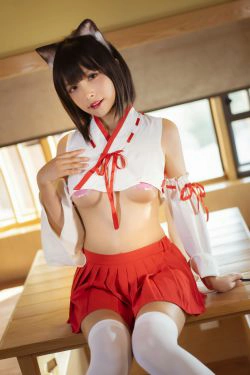 [福利COS] Neko-薇薇 - 巫女(31P)-COS