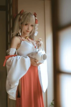 [福利COS] 动漫博主蠢沫沫 - 可畏巫女(55P)-COS