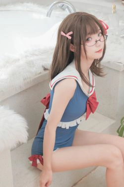 [福利COS] 花柒Hana - 白雪姬泳装(26P)-少女