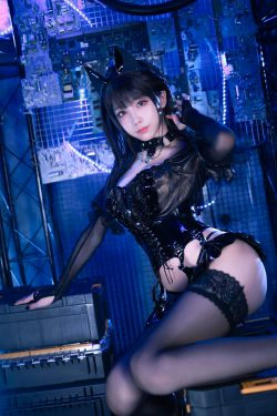 [福利COS] 动漫博主水淼aqua - 猫咪女郎-黑色猫猫(59P)-猫女,黑丝