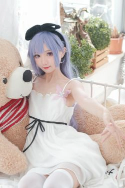 [福利COS] 花柒Hana - 独角兽清凉阅读时光(20P)-COS