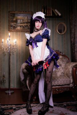 [网红COS] 动漫博主阿包也是兔娘 - 莫娜女仆(36P)-女仆