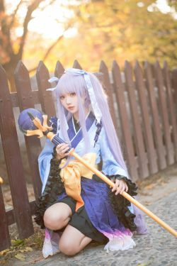 [网红COS] 花柒Hana - 镜华小仓唯(18P)-COS