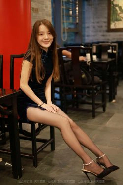[IESS异思趣向]  模特：婉苹《迷人黑色旗袍》(84P)-旗袍,美腿,黑丝