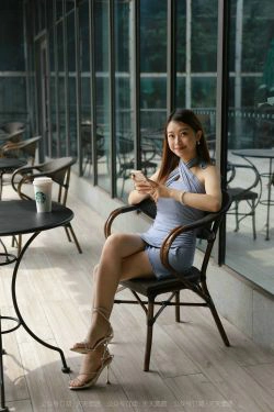[IESS异思趣向]  模特：小婕《咖啡店邂逅网紅美女》(85P)-凉鞋,高跟,美脚