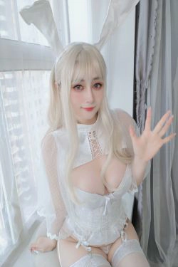 [福利COS] Coser小姐姐白银 - 白丝兔女郎(168P)-兔女郎