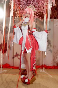 [福利COS] JOYCE - 八重神子(32P)-COS