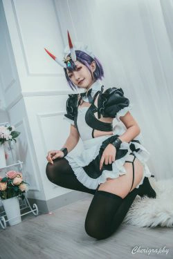 [福利COS] Roroki骷髅姫 - 酒吞女仆(16P)-女仆